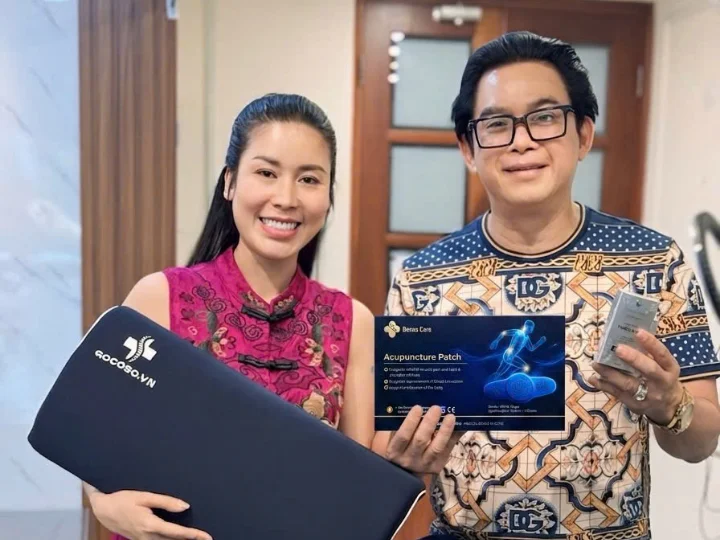 Nghệ sĩ Ngân Tuấn tin dùng Miếng Dán Điện Sinh